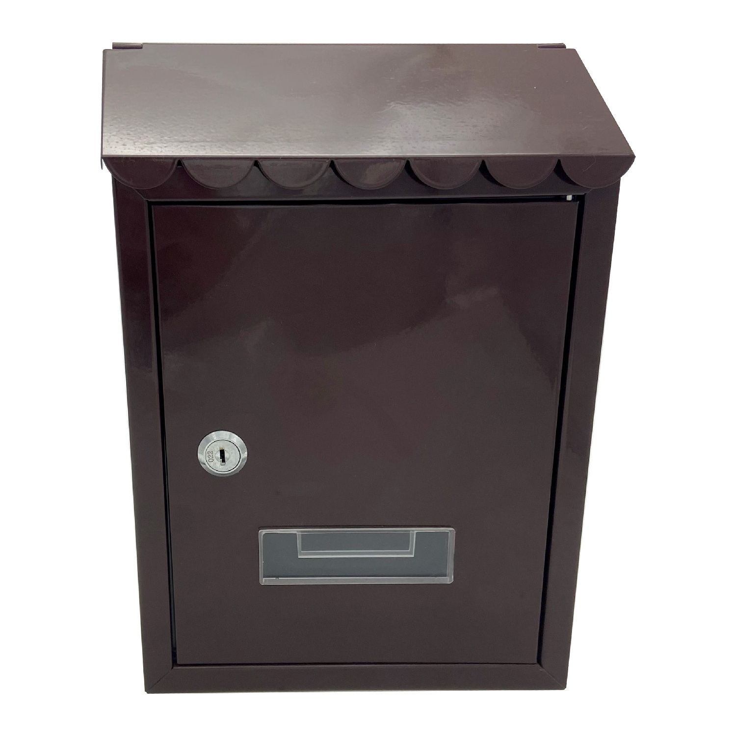 Wall Mount Black Metal Small Lockable Mailbox post box for home