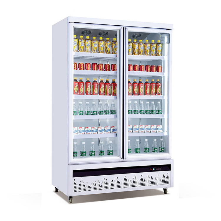 China manufacturer Glass Display Showcase Supermarket Freezer Fridge Display Coca cola Refrigerator Pepsi Freezer