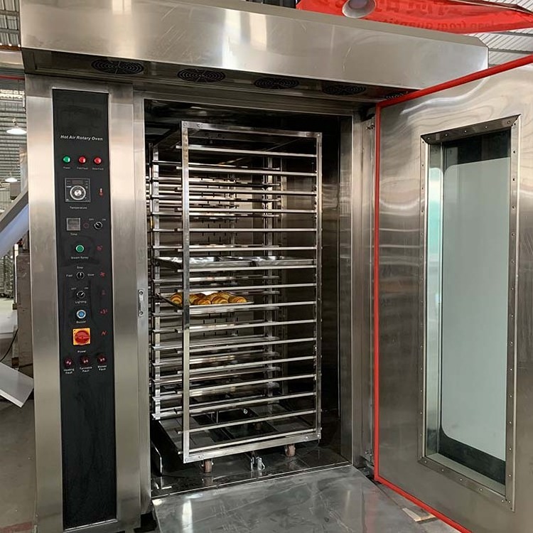 VIGEVR professional bakery equipment rotary baking oven 16 trays 32 trays 64 trays commercial electric gas chicken rotating oven