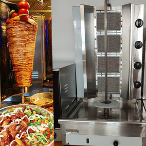 full automatic shawarma machine doner kebab machine Grill Machine  2/3/4/5/6 Burners Gas Grill