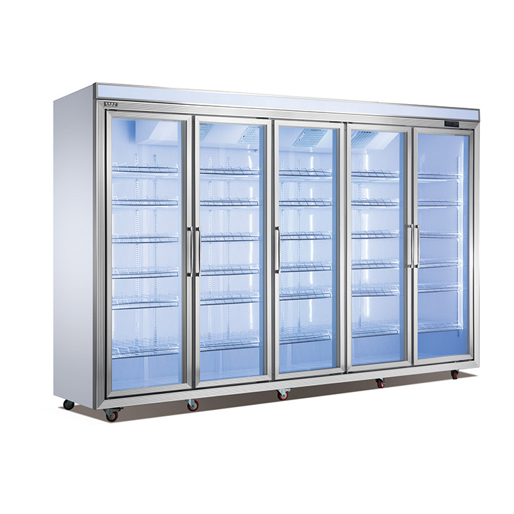 Beverage display upright chiller commercial glass doors refrigerator pepsi refrigerator coca cola fridge price