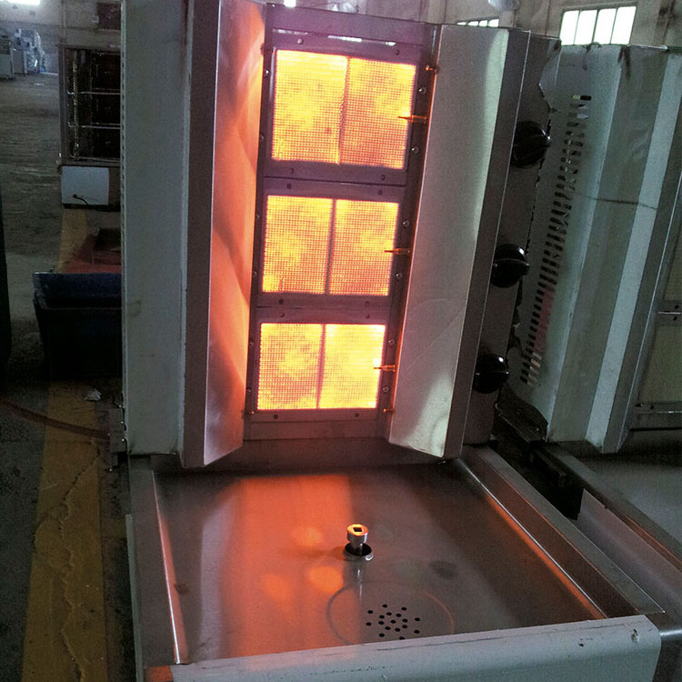 full automatic shawarma machine doner kebab machine Grill Machine  2/3/4/5/6 Burners Gas Grill