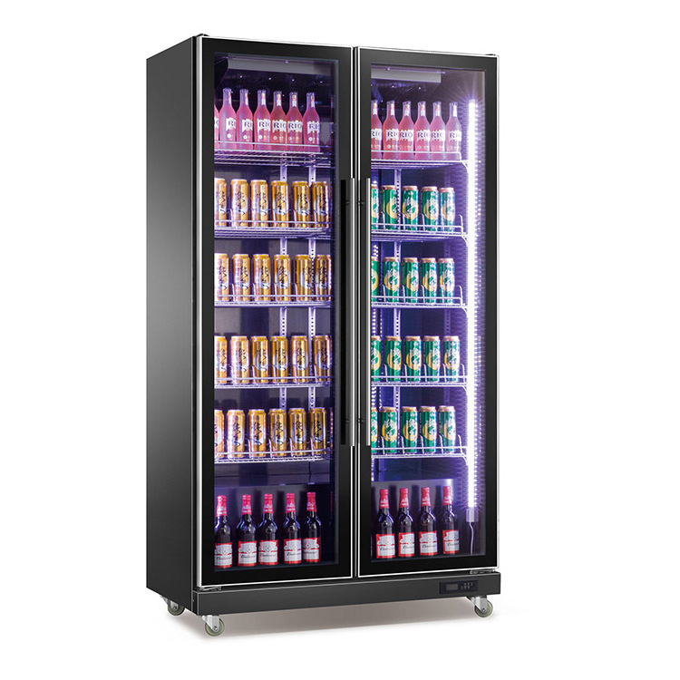 Beverage display upright chiller commercial glass doors refrigerator pepsi refrigerator coca cola fridge price