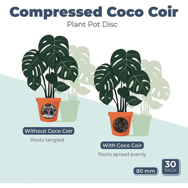 Seed Starter Seedling Germination Expandable Coco Peat Coconut Coir Coco Discs