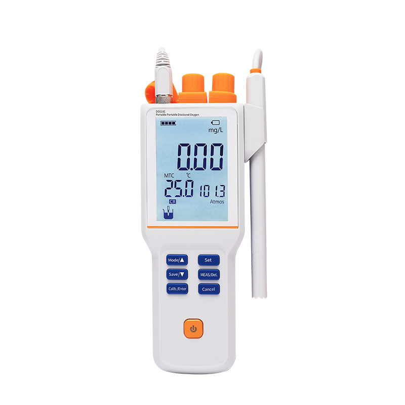 Portable Dissolved Oxygen Meter DO Electrode Oxygen Analyzer Water Analysis Instrument