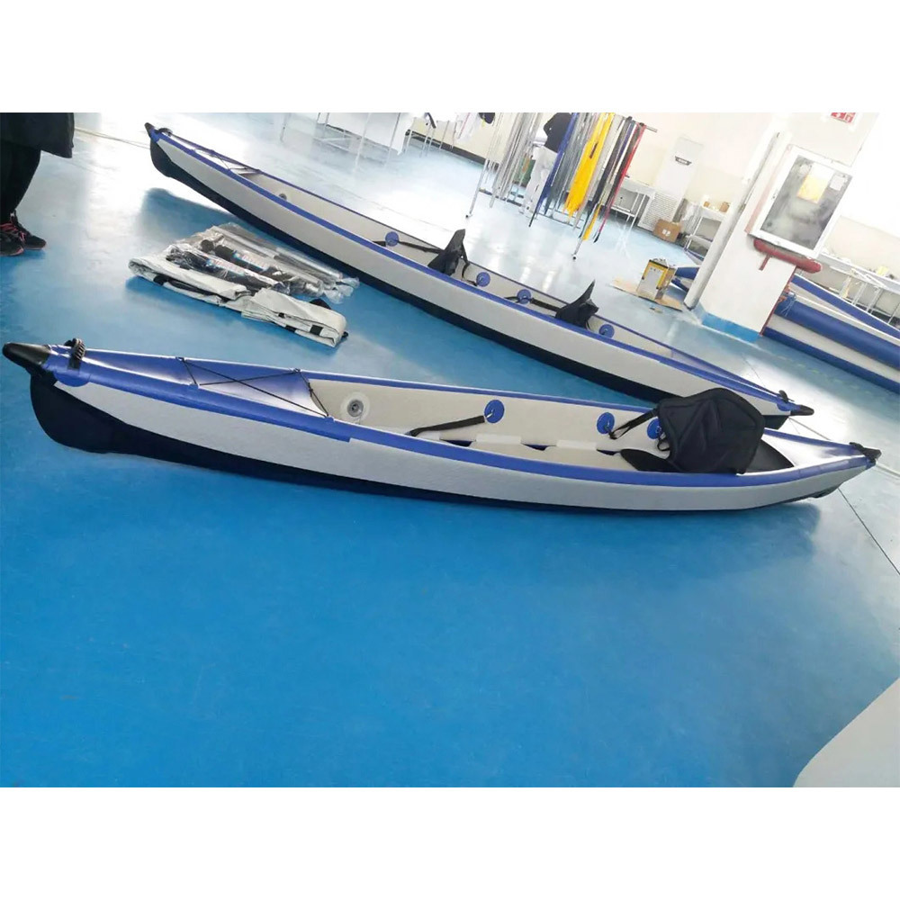 2 Person Drop Stitch Fishing Board Sup Canoe Rowing Boat Inflatable Kayak With Accessories