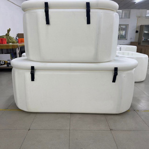 2 Person Inflatable Snow Ice Bath Outdoor Spa Whirlpool Bathtub 1Hp Water Chiller