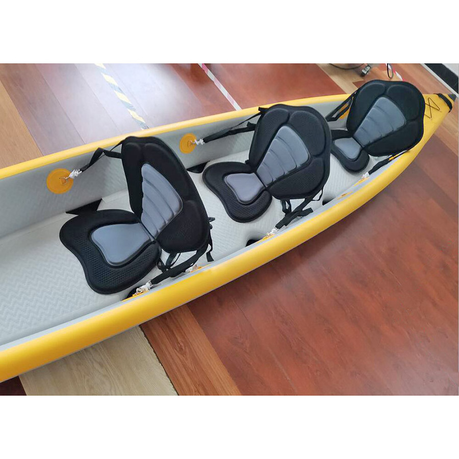 Three Person Factory Manufacture Custom Fishing Sup Rowing Boat Canoe Drop Stitch Inflatable Kayak