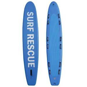 320x56x10cm Blue Water Life Saving Equipment Drop Stitch Inflatable Sup Lifeguard Surf Rescue Board