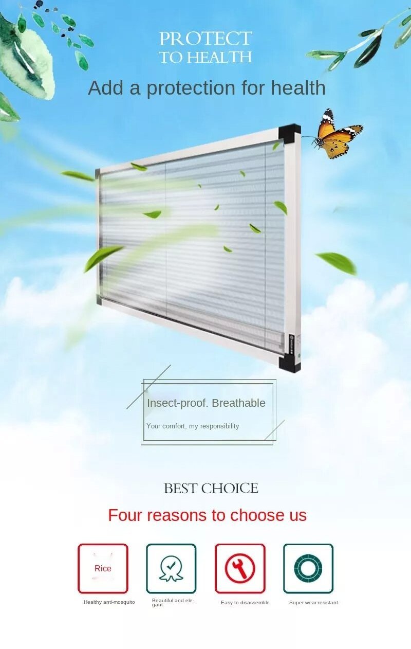 insect fly proof fiberglass or stainless steel  slide  window screen  for windows and doors