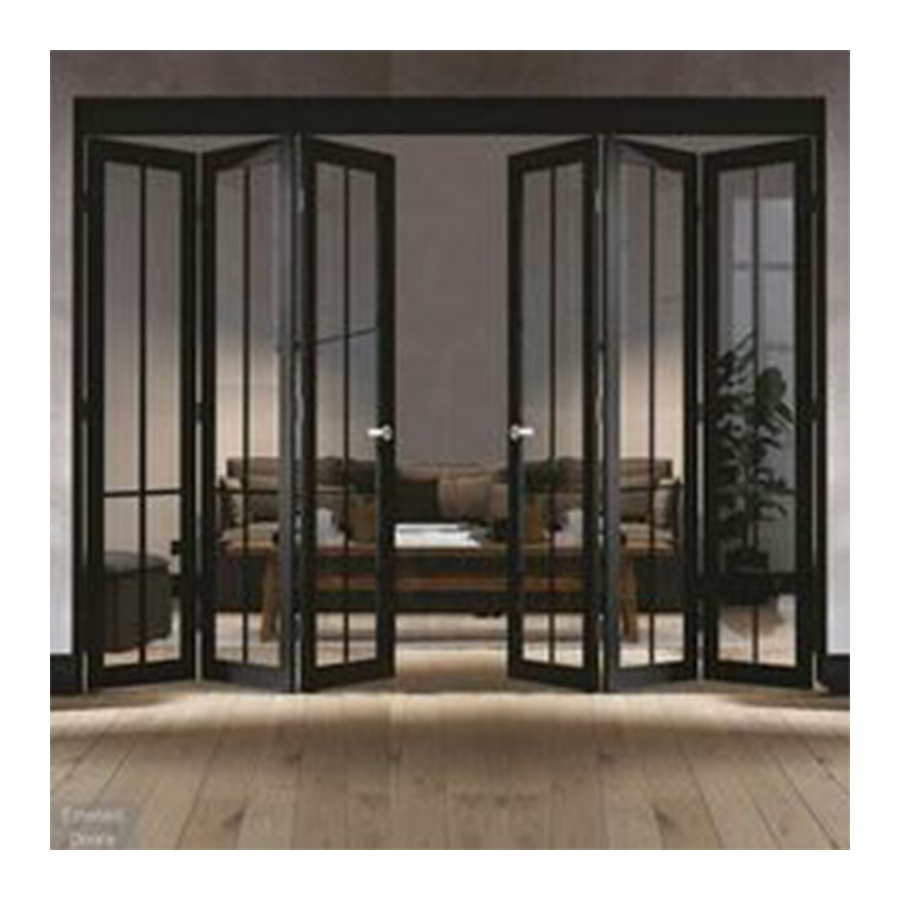 AS2047 High Quality Bifold Doors Aluminium Patio Folding Door Aluminum Double Glass Bi Folding Door