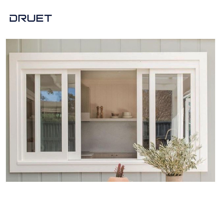 Silver Slim Narrow Big Hotel Glass Balcony Sliding Aluminum Frame Double Sliding Windows With Fly Screen Wire