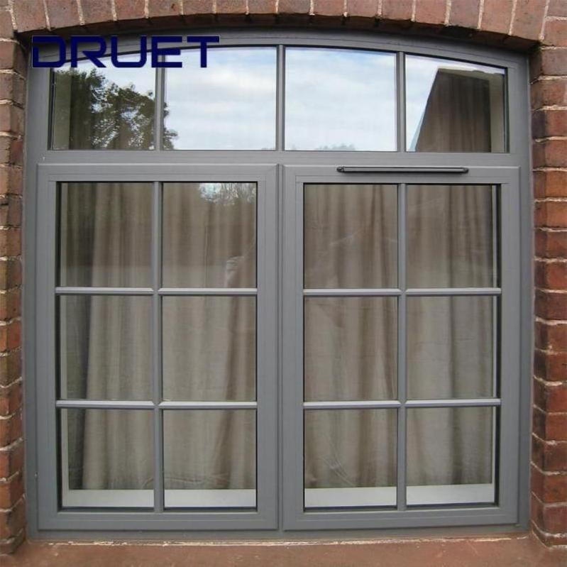 Fire rated window rolling shutters for round windows casement sliding window shutters