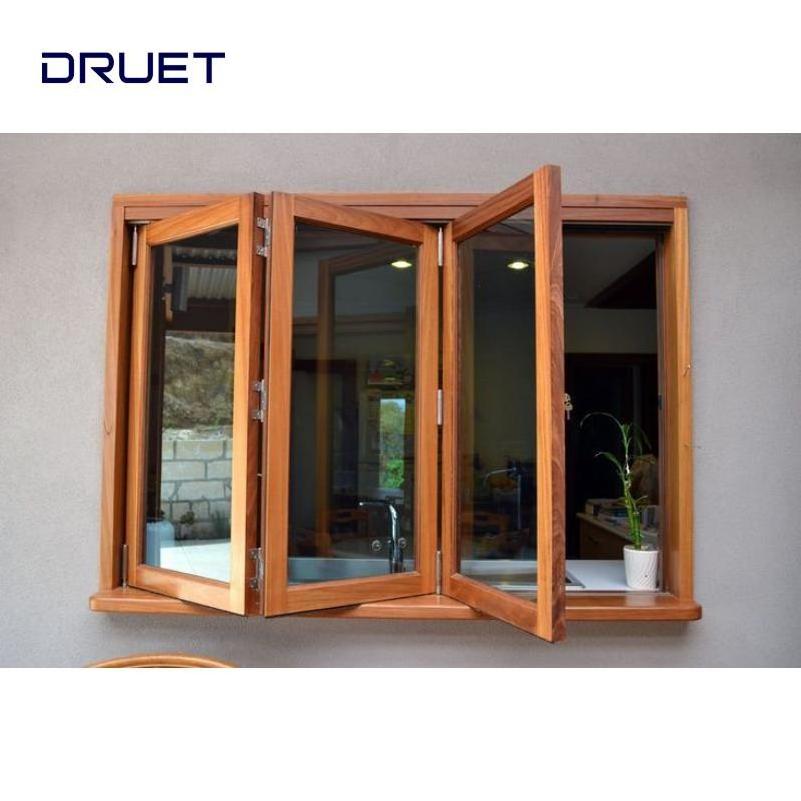 Modern Design Multi Functions Folding Glass Windows horizontal folding window aluminum folding windows for home