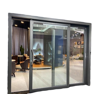 aluminum frame sliding  door double glazed sliding door PVC sliding interior home doors