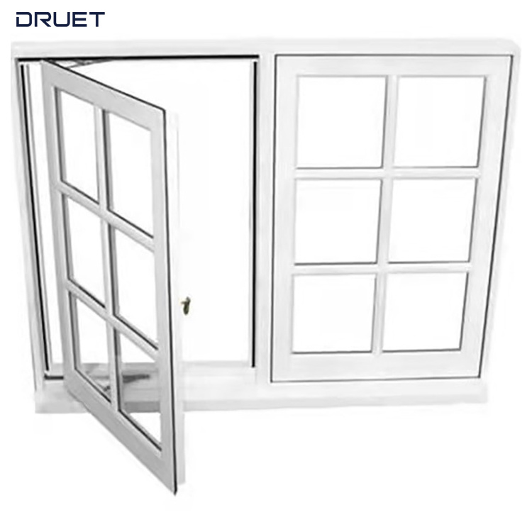 3X4 Slimline Inswing Swing Out Grey Triple Pane Aluminium Casement Windows Window For House