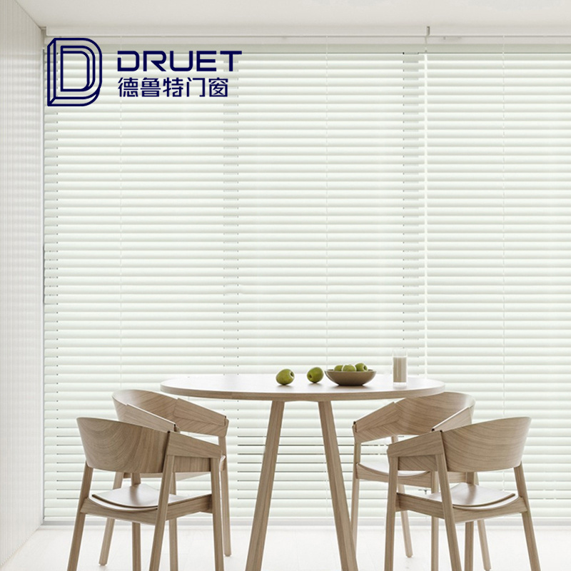 Rolling Window Blinds Aluminum Glass Louvre Shutter Windows soundproof insulated glass window