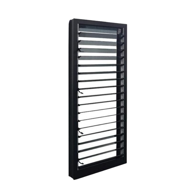 Rolling Window Blinds Aluminum Glass Louvre Shutter Windows soundproof insulated glass window