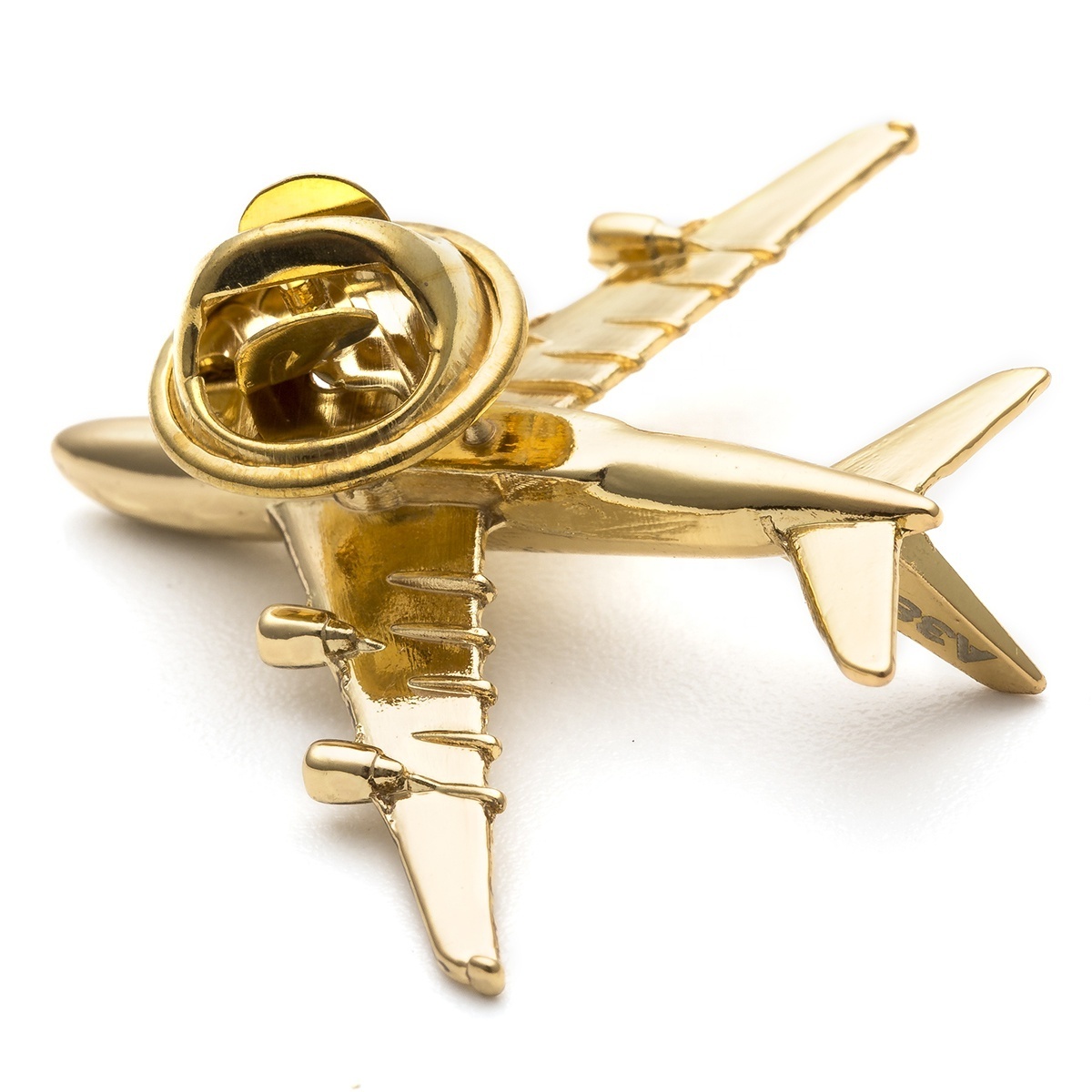 Factory supply custom made 3D plane metal pin badge