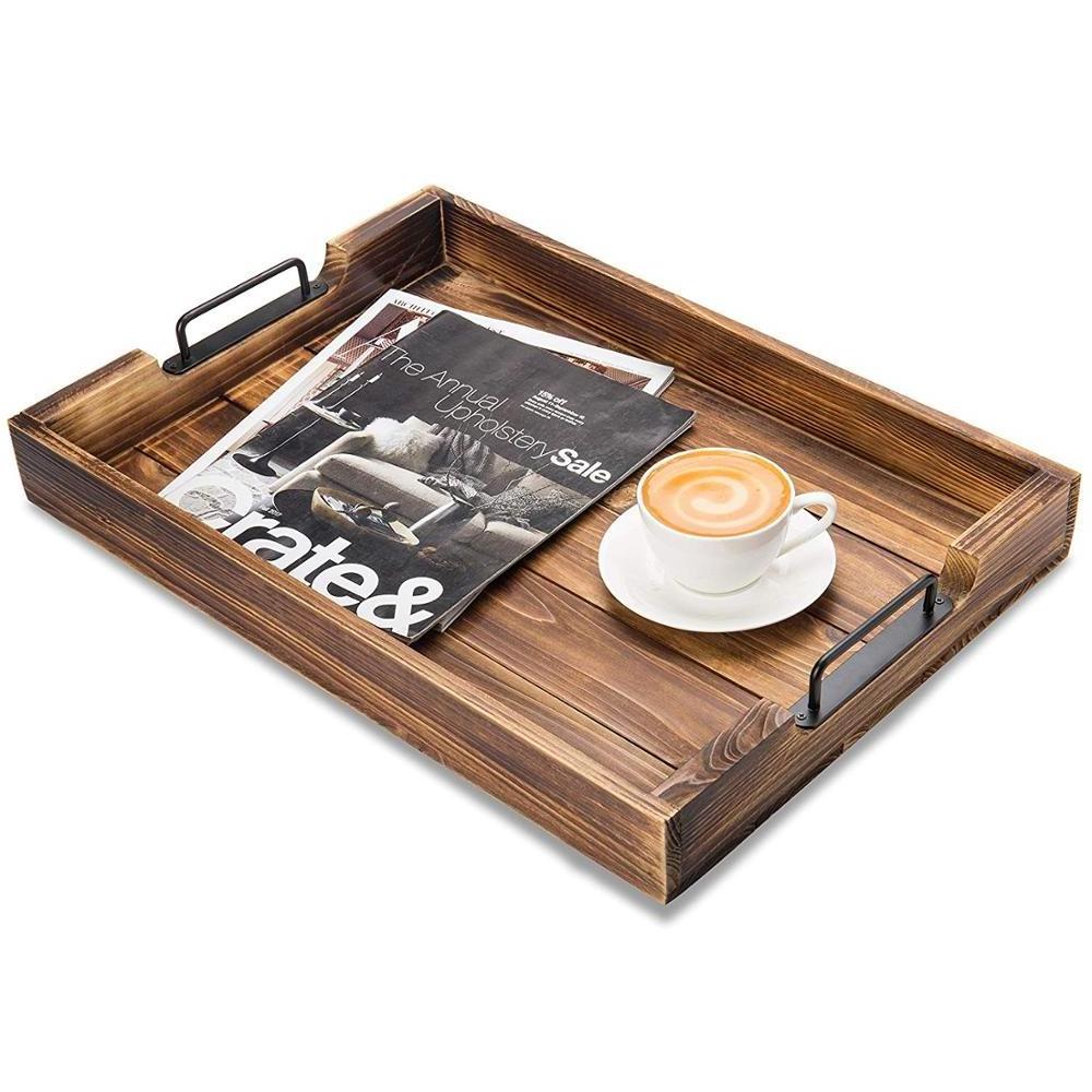 Wooden Tray With Handle & Floating Breakfast Tray & Coffee Bean Tray