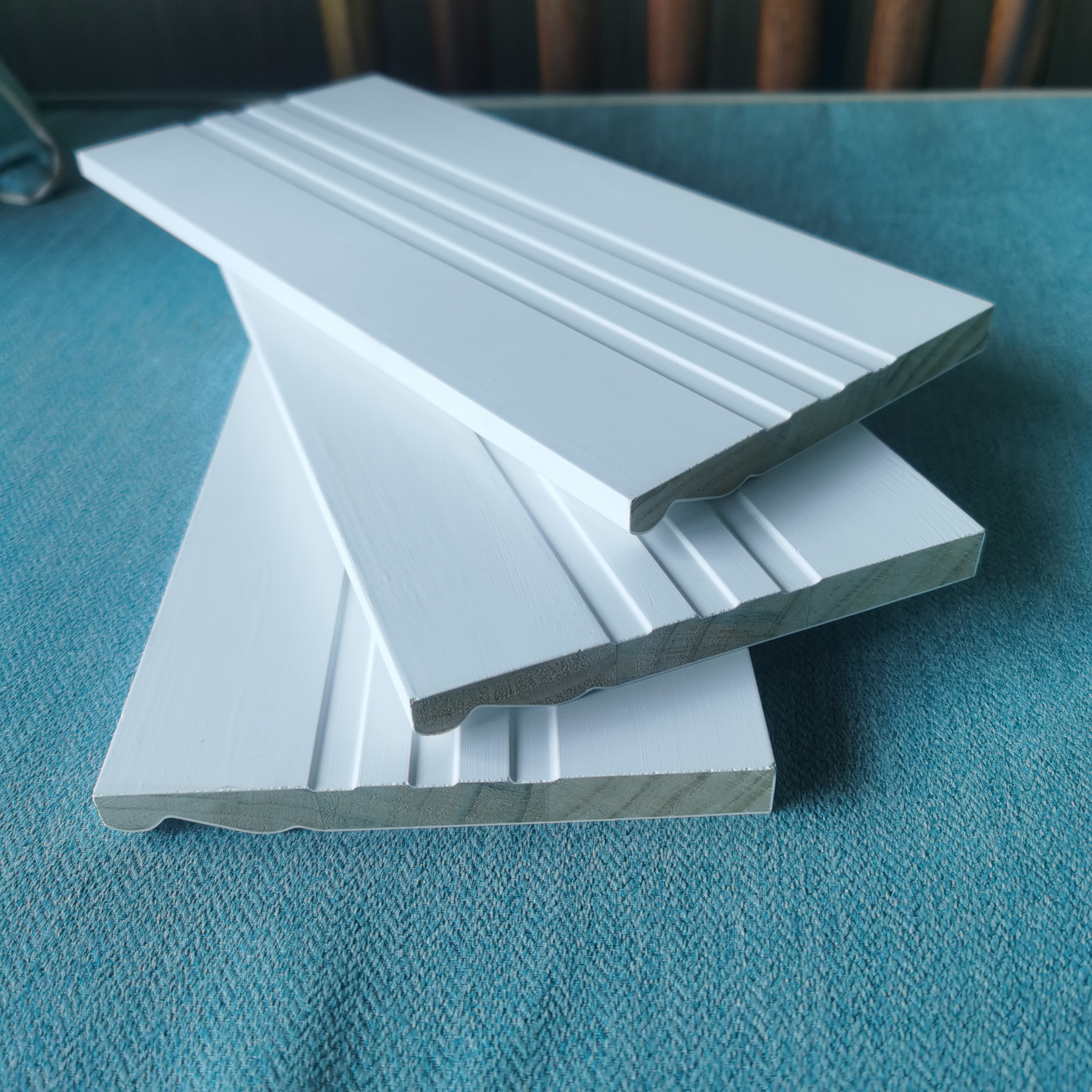 White Flexible Wall Base Skirting Flexible Stairs Skirting Board Moulding