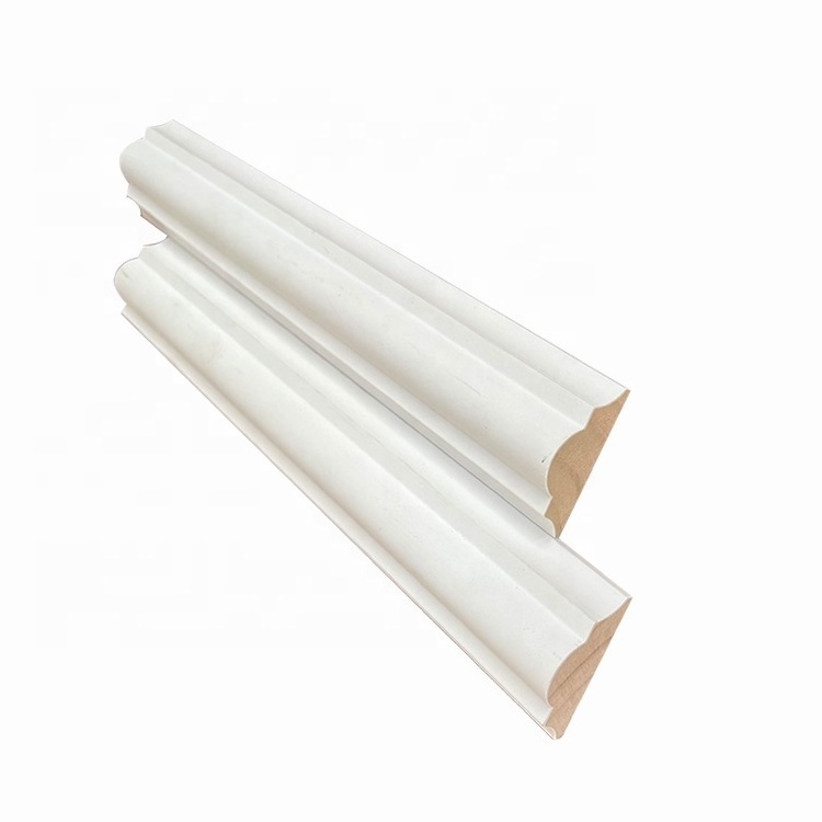 Glossy White Primed Architrave Radiata Pine Panel Moulding