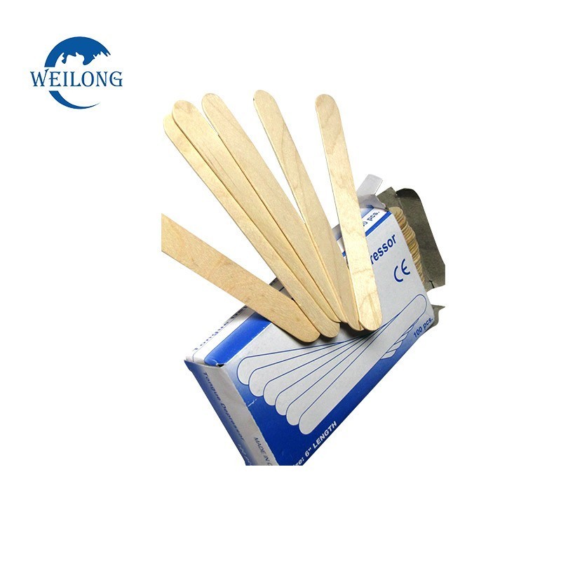 Disposable Wooden Tongue Depressor Sterile Package/Disposable Wood Tongue Depressor