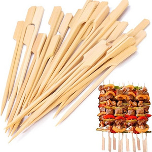 Compostable Natural Disposable 16 Inch Wooden or Bamboo Sticks Skewers for Food