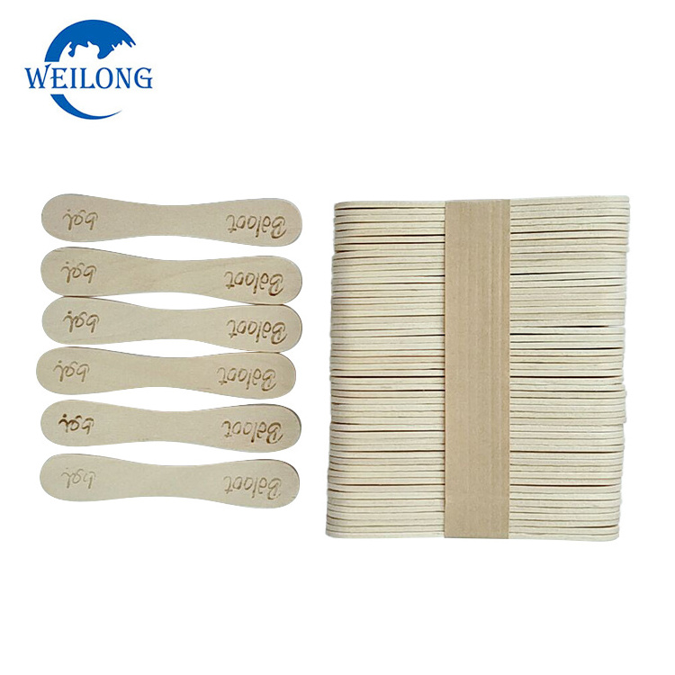 Food grade eco-friendly disposable wooden ice cream spoon/sticks