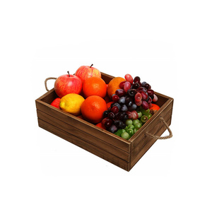 Wholesale Cheap Mini Vintage Decorative Wooden Fruit Crates for Sale