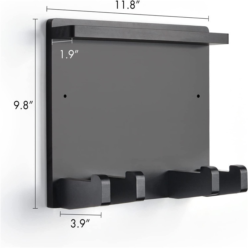 Ping Pong Paddle Holder Wall Mounted, Table Tennis Racket and Ball Storage Rack for 6 Rackets and 7 Balls