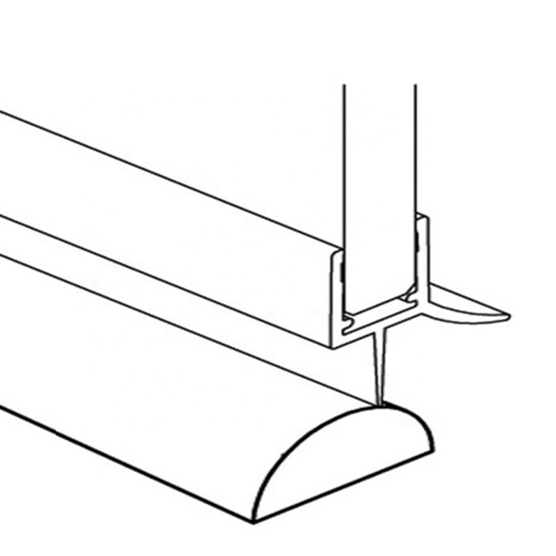 Acrylic polycarbonate Shower Door Threshold