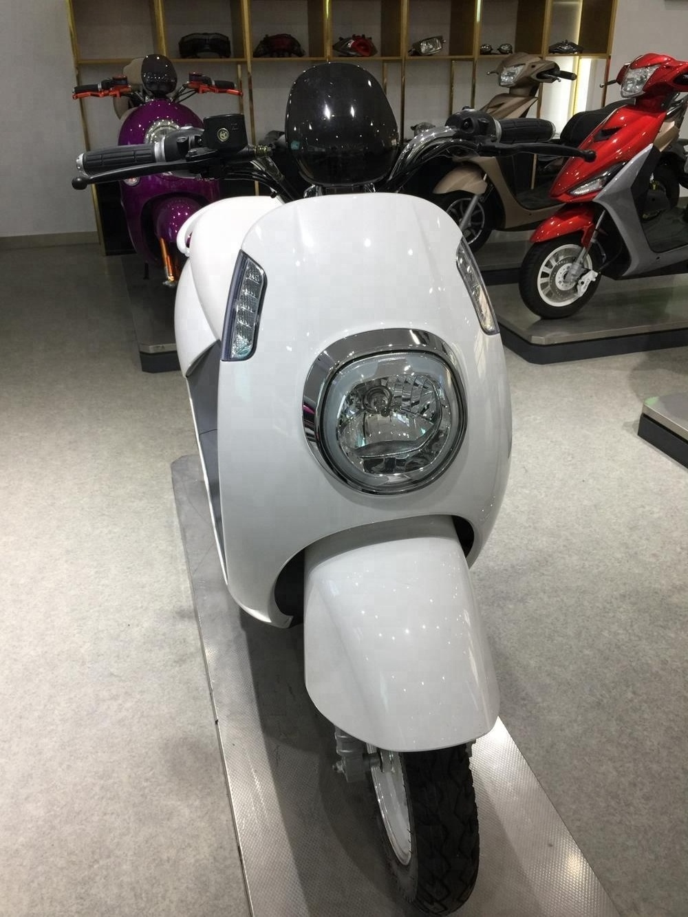 Hot sale high quality electric scooter unfoldable big power electric vehicle for women with rose golden color cheap price