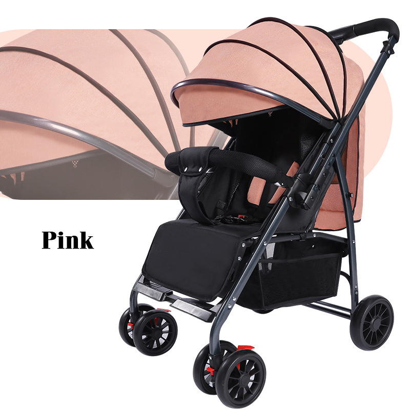 JXB CS18 Wholesale Popular Can Sit and Lie Light High Landscape Folding Walking Baby Stroller for Outdoor Travel