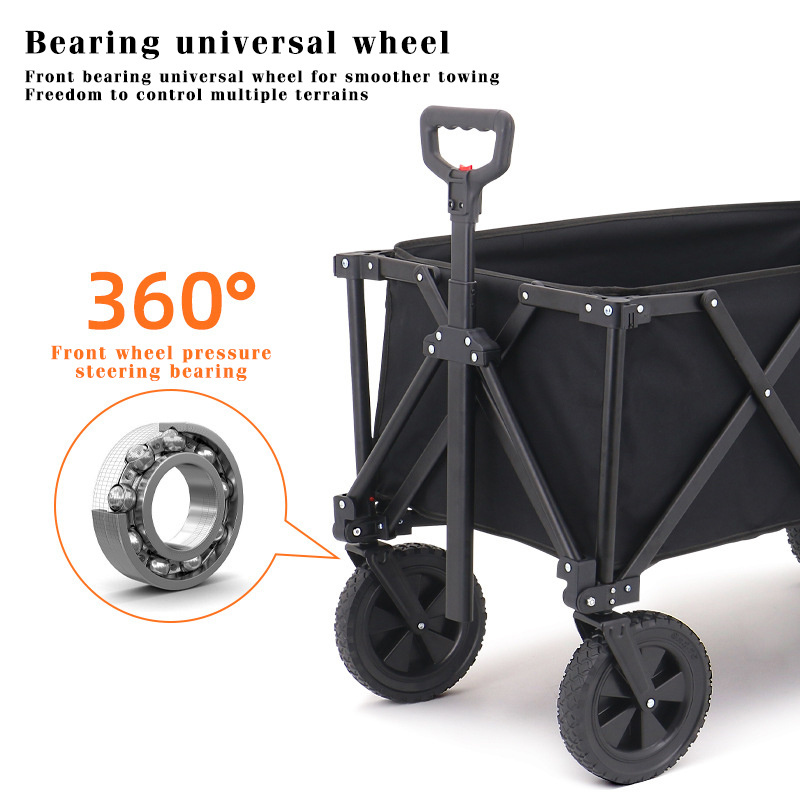 JXB 1010 New Arrivals Multi Function Outdoor Lightweight Compact Easy Folding Wagon for camping cart