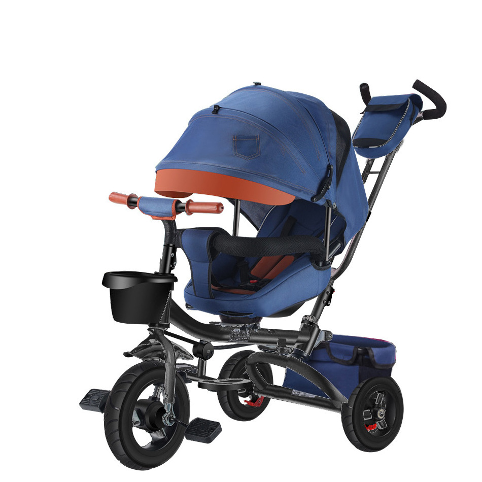 JXB Available Best Luxury Hot Mom 3 In 1 Baby Toddler Tricycle