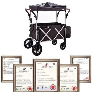 JXB 2 Seater Dog Stroller Wagon with Cover Stroller-Wagon Jogger Trailer