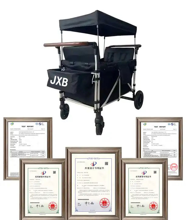 JXB Mobility Disabled Adult Stroller-wagon Jogger Train Wagon Stroller 4 Seater