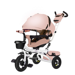 JXB Available Best Luxury Hot Mom 3 In 1 Baby Toddler Tricycle