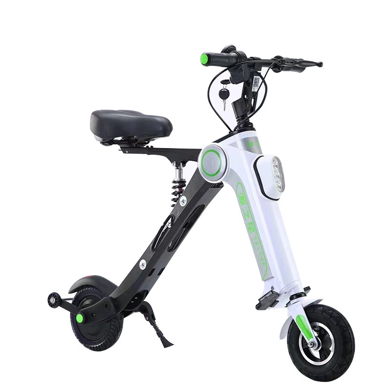 JXB Electric Scooter Foldable 2 Wheels for Adult and Kids Smart Light Ebike Unisex with Large Motor Power