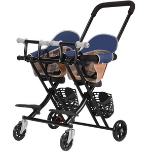 JXB New Style Double Baby Walker Artifact Twin Ltd. Car Sit With Baby Stroller For Baby Gift Basket