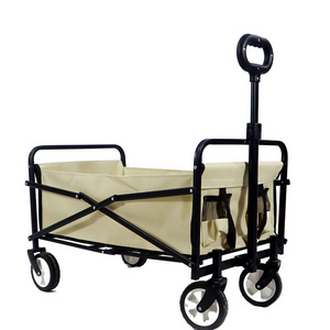 JXB Wholesale Folding Outdoor Garden Camping Cart Trolley Foldable Duty Beach Wagon