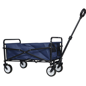 JXB Removable Wheels Outdoor Camping Collapsible Beach Garden Wagon Trolley Cart