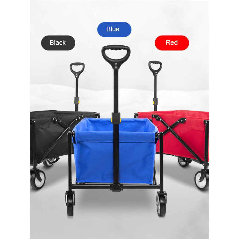 JXB Wholesale Folding Outdoor Garden Camping Cart Trolley Foldable Duty Beach Wagon