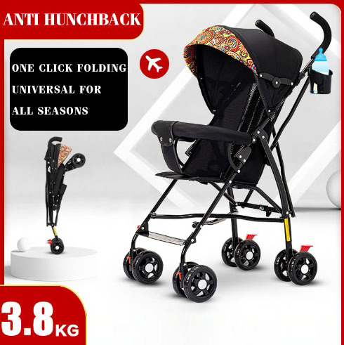 JXB Factory Outlet Simple Can Sit And Lie Down Super Small Lightweight Portable Baby Stroller Umbrella Cart For Baby