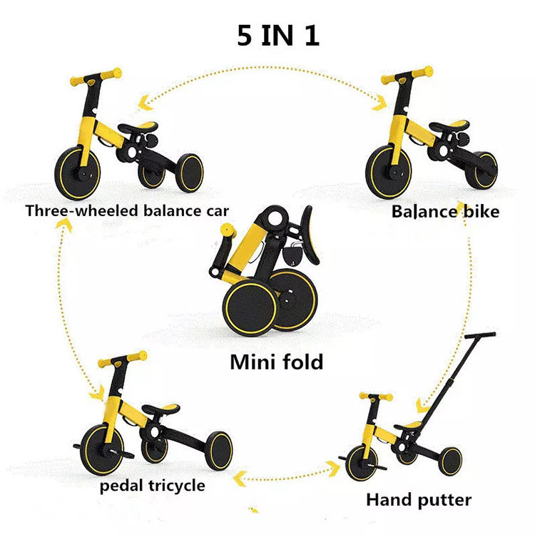 JXB 2022 Wholesale Bulk Baby Scooter 3 In 1 For 3 Wwheel Nadle Children's Ride On Car Cheap Kids Children Scooter For Sale