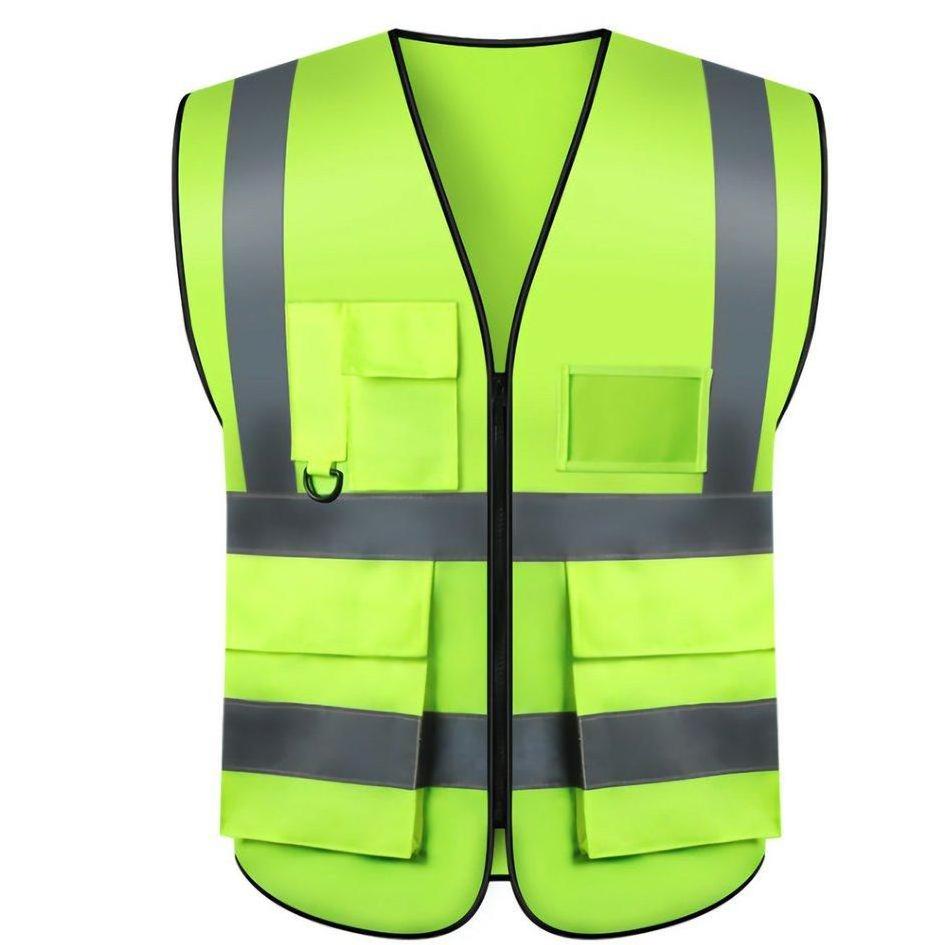 High Visibility Night Work Security Vests,Construction Reflective Safety Jackets