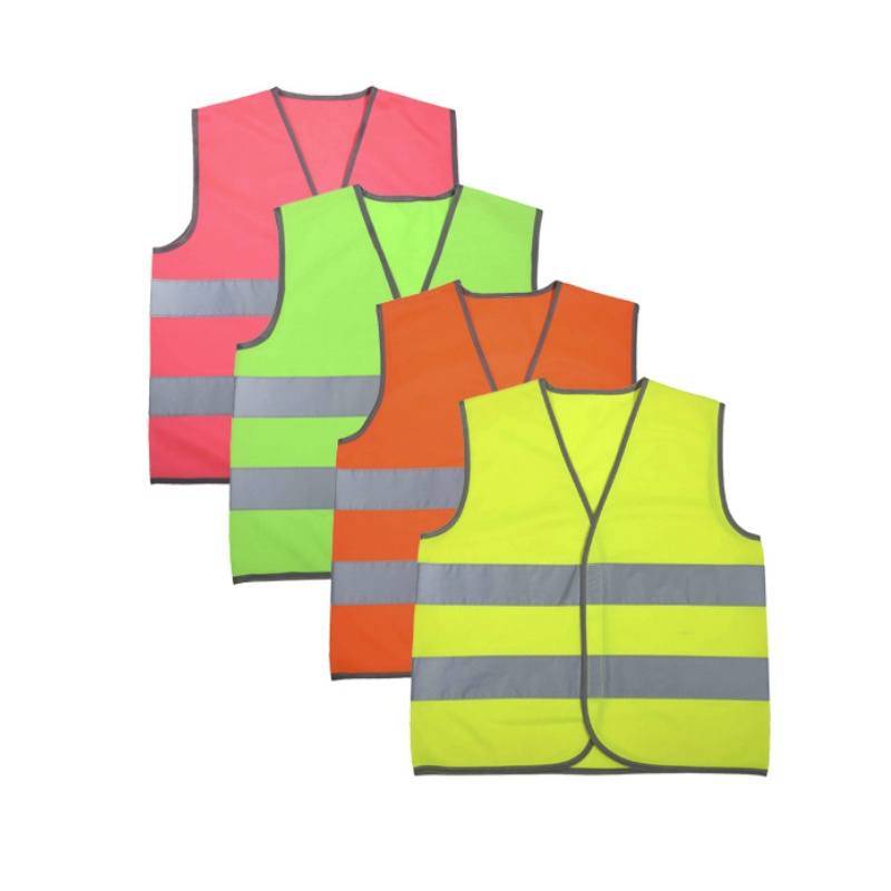 High Visibility Kids Riding Security Vests, Reflective Safety Jackets for Children