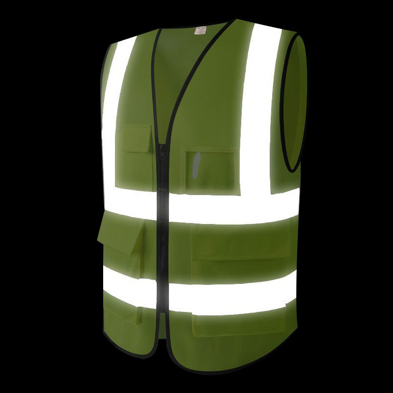 S-5XL Reflective Safety Clothing Reflective Vest Construction Jacket High Visibility Strip Hi Vis Work Security Safety Vest