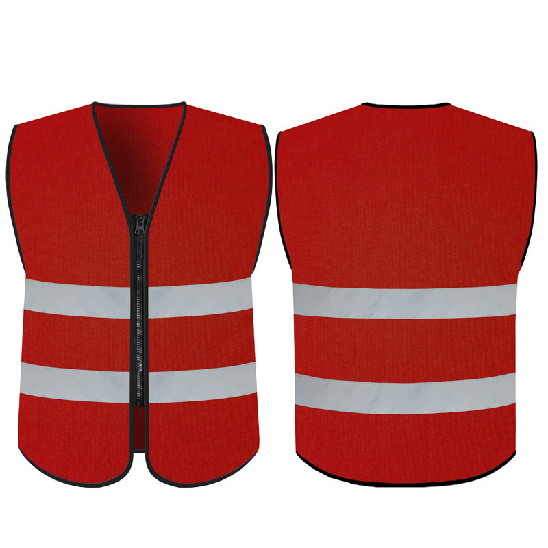 Reflective Vest Safety Vest Clothing with LOGO with High Brightness Reflective Strip